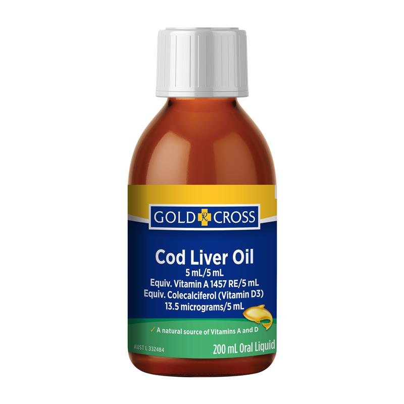 Gold Cross 鳕鱼肝油 200ml