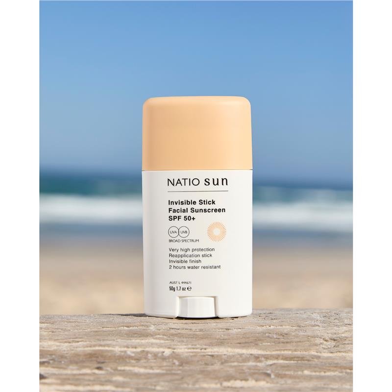 Natio 隐形面部防晒棒 SPF50+ 50g