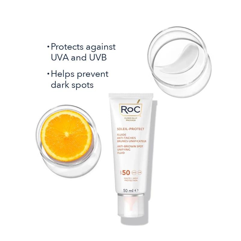 RoC 防晒淡斑均匀肤色乳 SPF50 50ml