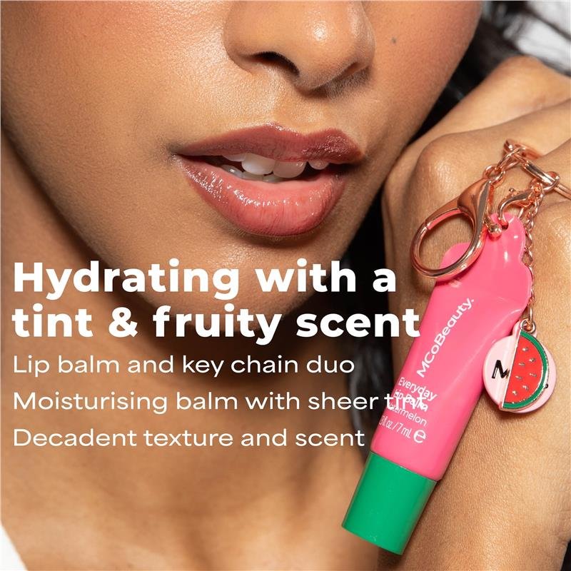 MCoBeauty 日常滋润润唇膏(带钥匙扣) 西瓜味