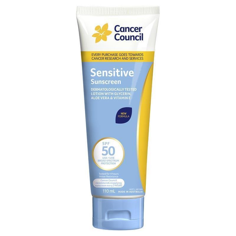 Cancer Council 敏感肌防晒霜 SPF50 110ml