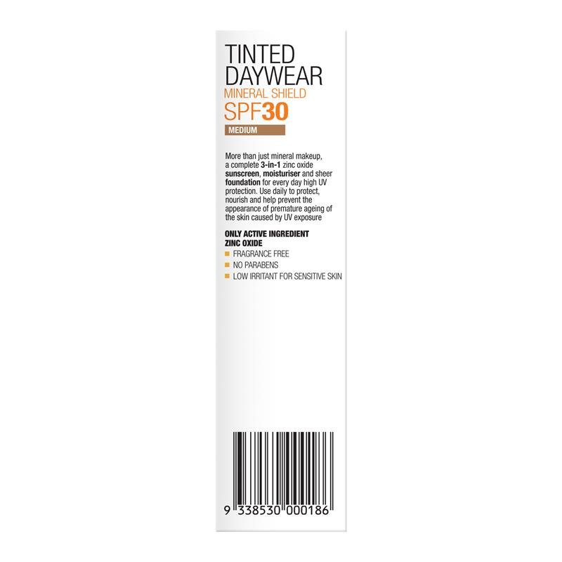Invisible Zinc 隔离带妆日霜 SPF30+ 中色 50g