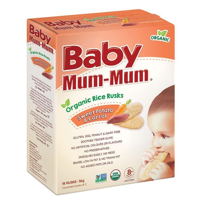 Baby Mum-Mum 婴儿米饼 红薯胡萝卜味 36g