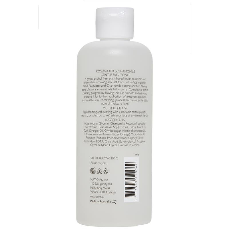 Natio Skin Toner Rosewater & Chamomile 250mL