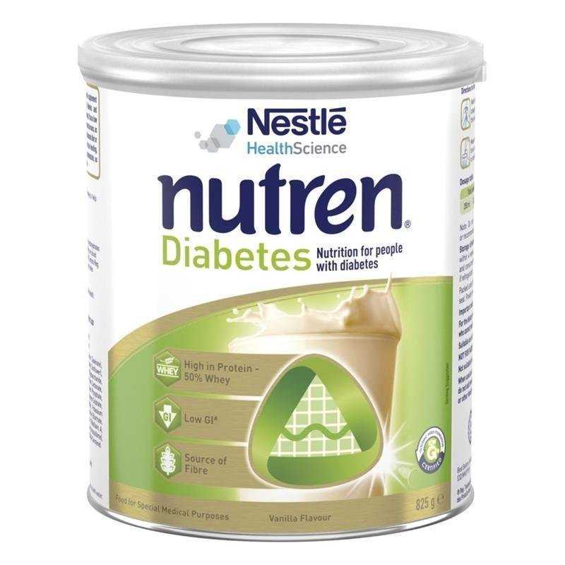Nutren 糖尿病低GI营养粉 香草 825g