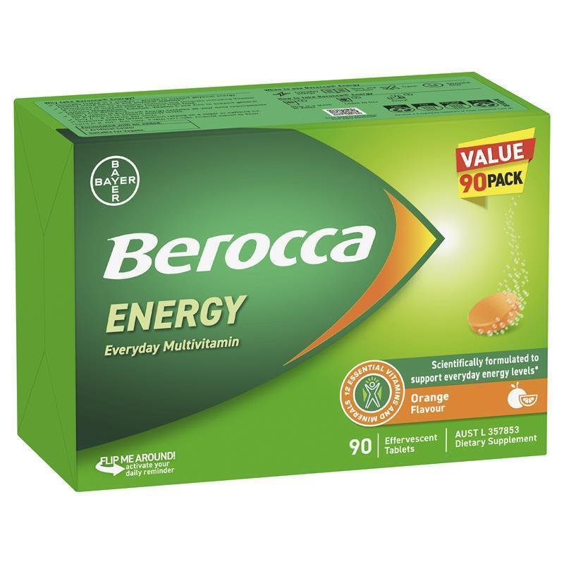 Berocca 活力维生素泡腾片 橙味 90片