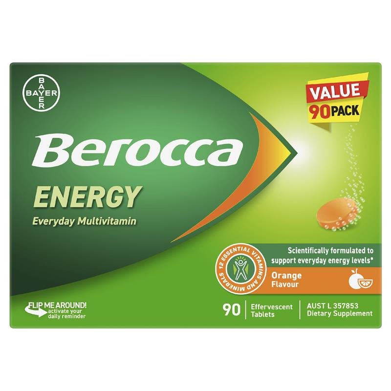 Berocca 活力维生素泡腾片 橙味 90片