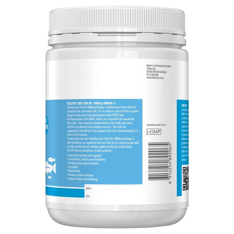 Healthy Care 深海鱼油 1000mg 400粒