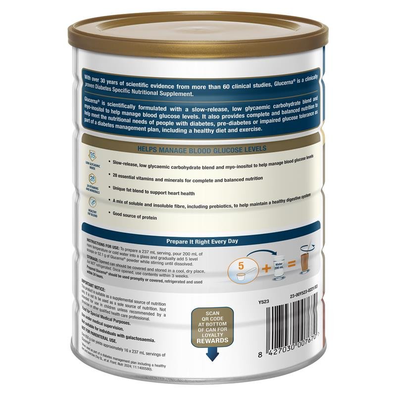 Glucerna 怡保康 糖尿病营养粉 巧克力 850g