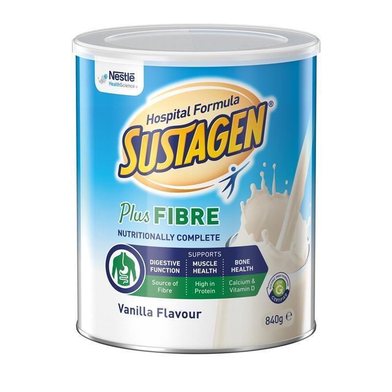 Sustagen 医院配方+纤维营养粉 香草 840g