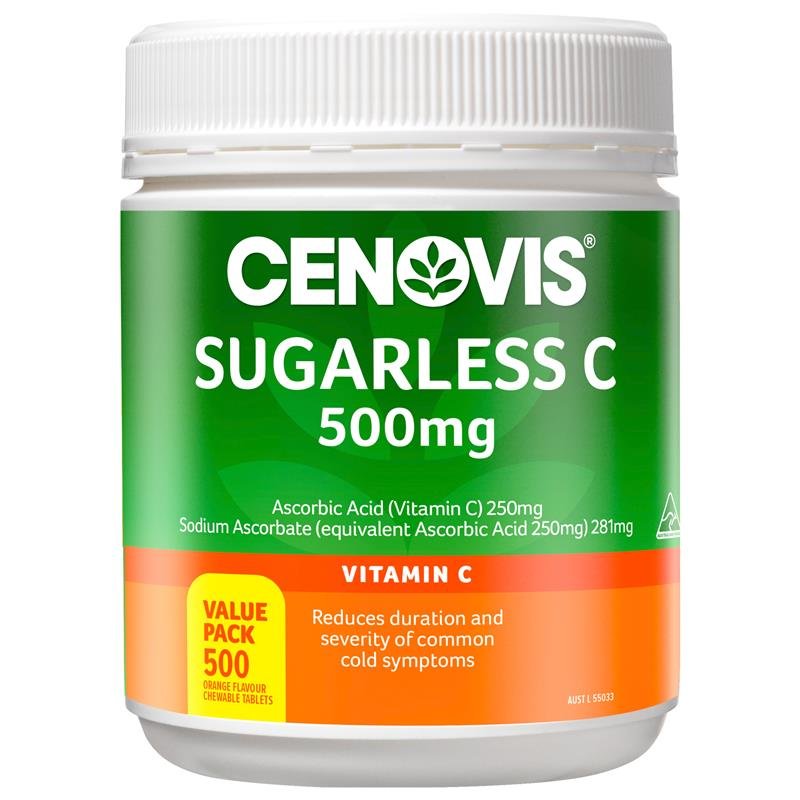 Cenovis 无糖维生素C 500mg 500片