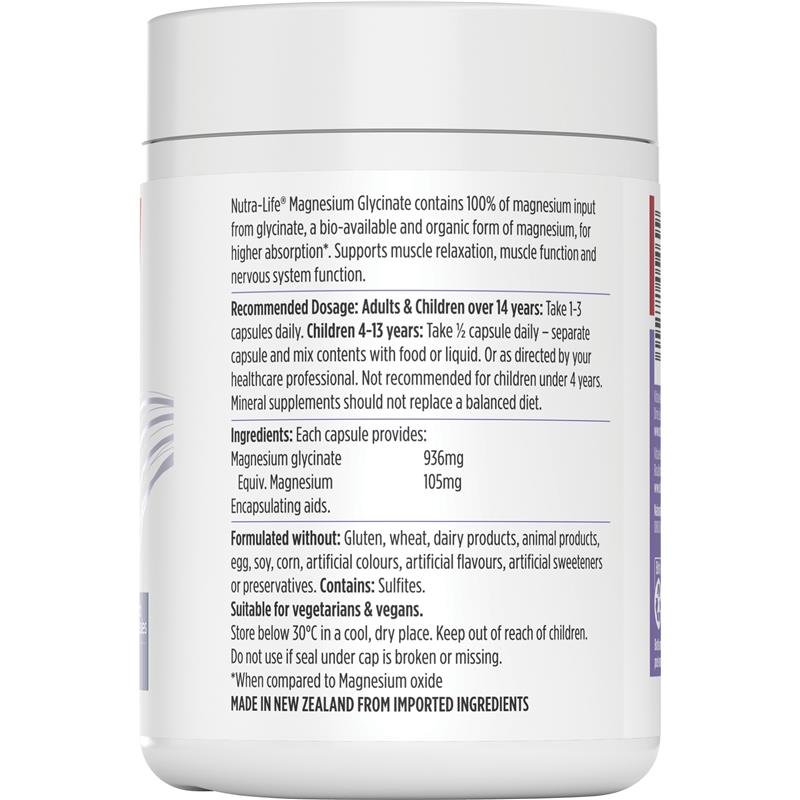 Nutra-Life 甘氨酸镁 300粒