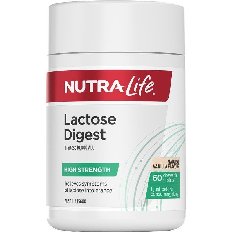 Nutra-Life 乳糖酶咀嚼片 60片