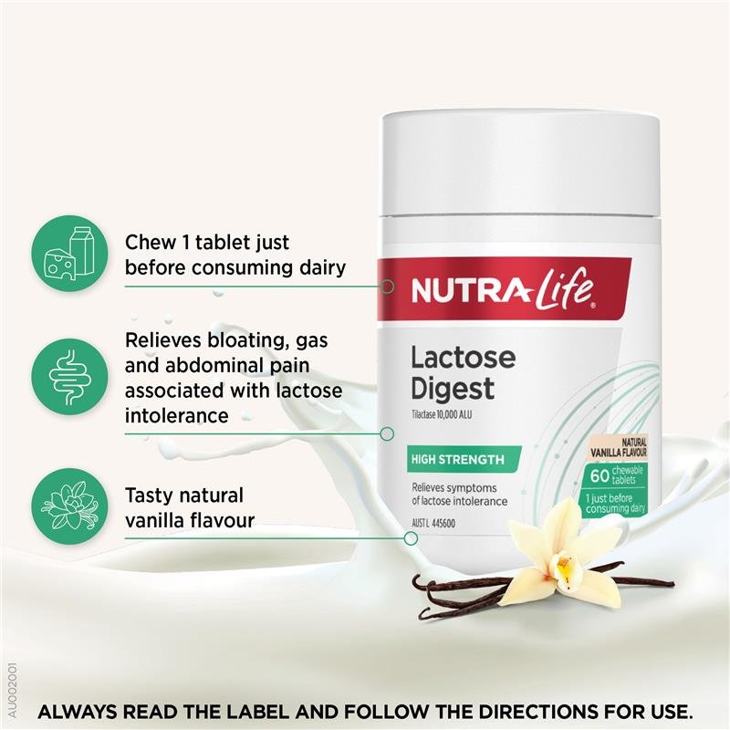 Nutra-Life 乳糖酶咀嚼片 60片