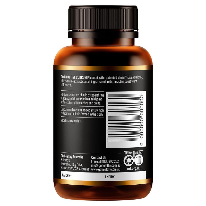 GO Healthy 活性姜黄素 60粒
