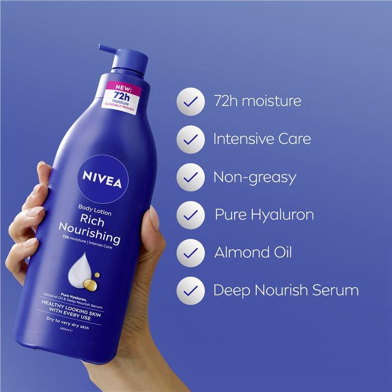妮维雅 丰盈滋润身体乳 400ml