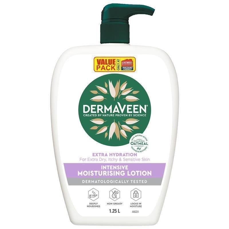 DermaVeen 燕麦强效保湿身体乳 1.25L