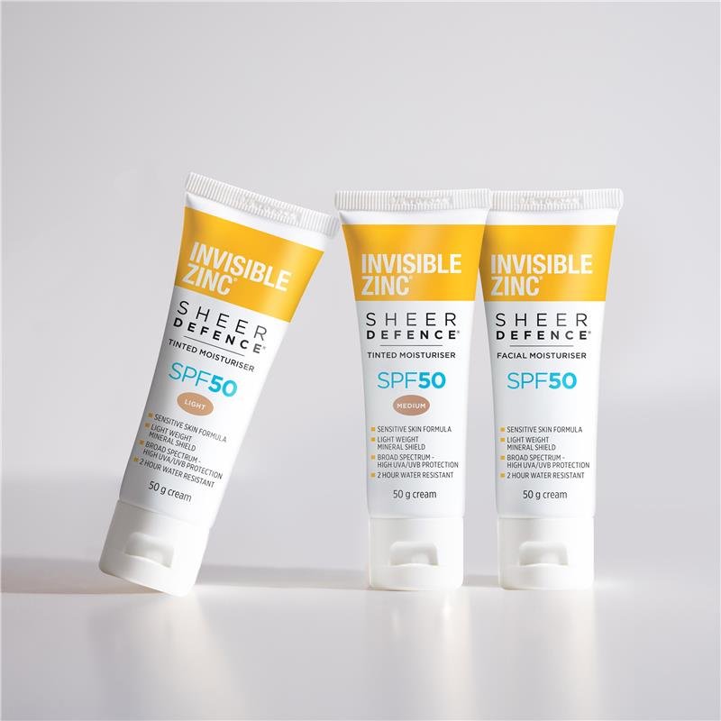 Invisible Zinc 隔离带妆防晒 SPF50+ 中色 50g