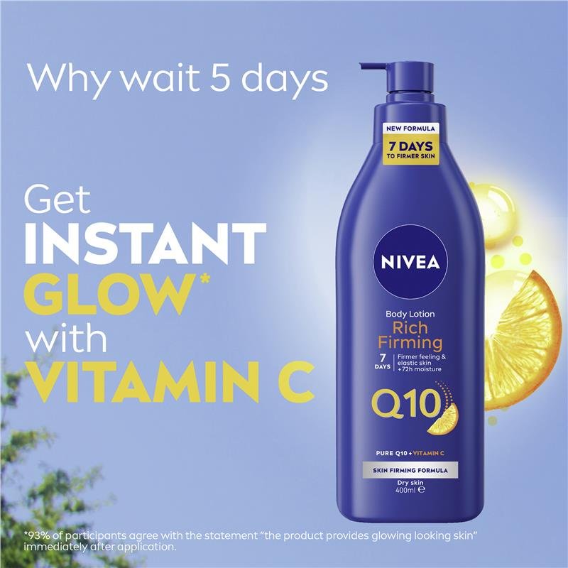 妮维雅 Q10+维C浓润紧致身体乳 400ml