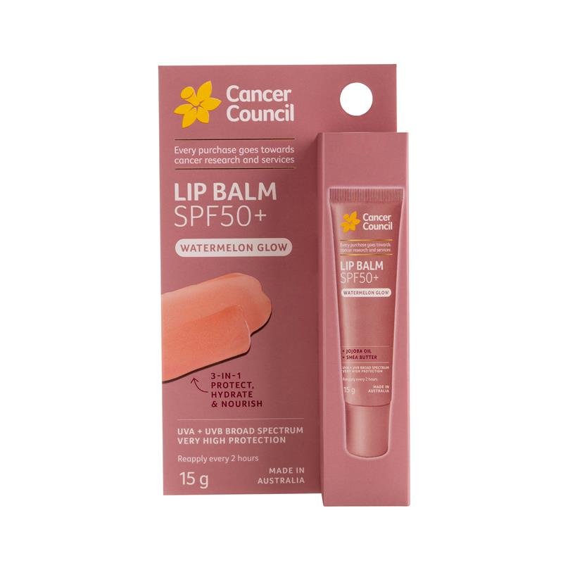 Cancer Council 防晒润唇膏 SPF50+ 西瓜 15g