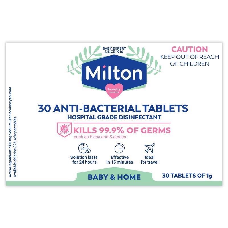 Milton 婴儿用品消毒片 30片