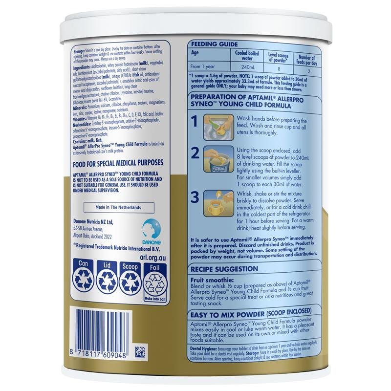 爱他美 AllerPro Syneo 深度水解抗敏奶粉 3段 900g