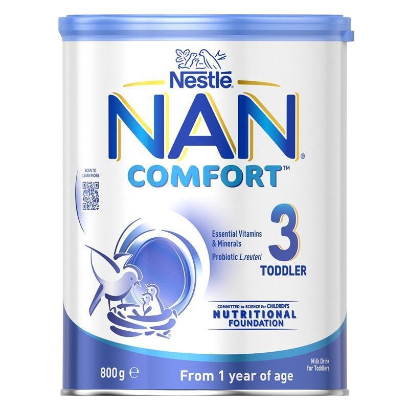 雀巢 NAN 舒适奶粉 3段 幼儿 800g