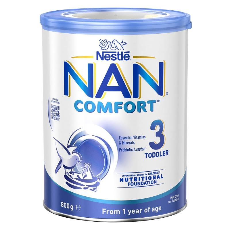雀巢 NAN 舒适奶粉 3段 幼儿 800g