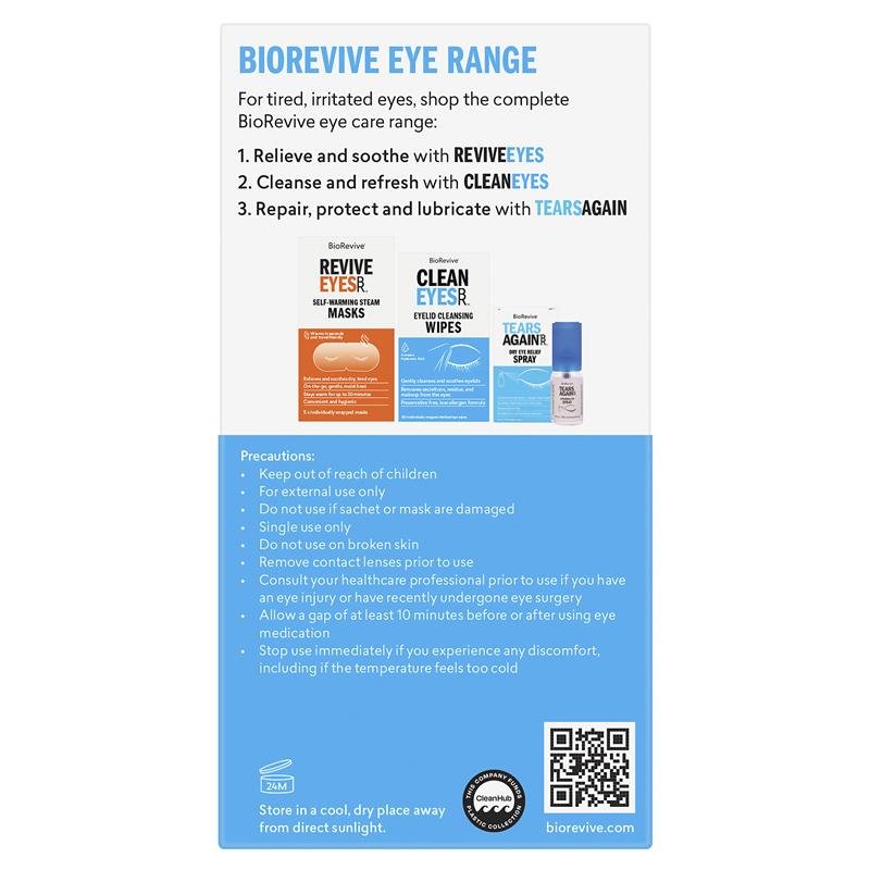 BioRevive ReviveEyes 即时冰凉凝胶眼膜 5片装