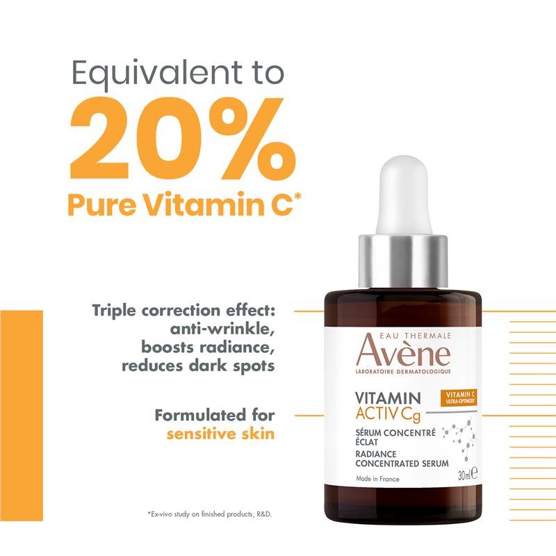 雅漾 Avene Vitamin Activ Cg 焕亮精华 30ml