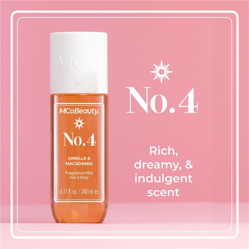 MCoBeauty 香草澳洲坚果 No.4 香氛护发身体喷雾 240ml