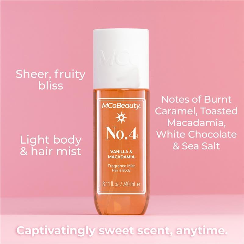 MCoBeauty 香草澳洲坚果 No.4 香氛护发身体喷雾 240ml