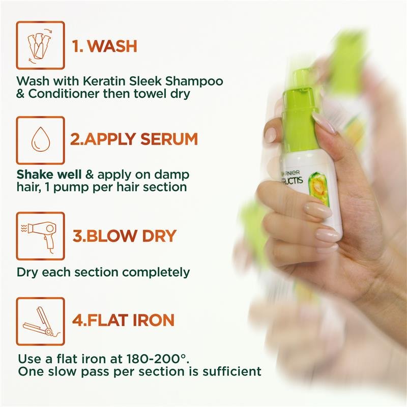 卡尼尔 Garnier 果萃角蛋白顺滑造型精华 50ml
