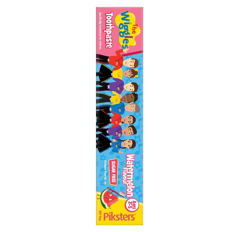 Piksters The Wiggles 无糖儿童牙膏 西瓜味 2-5岁 96g