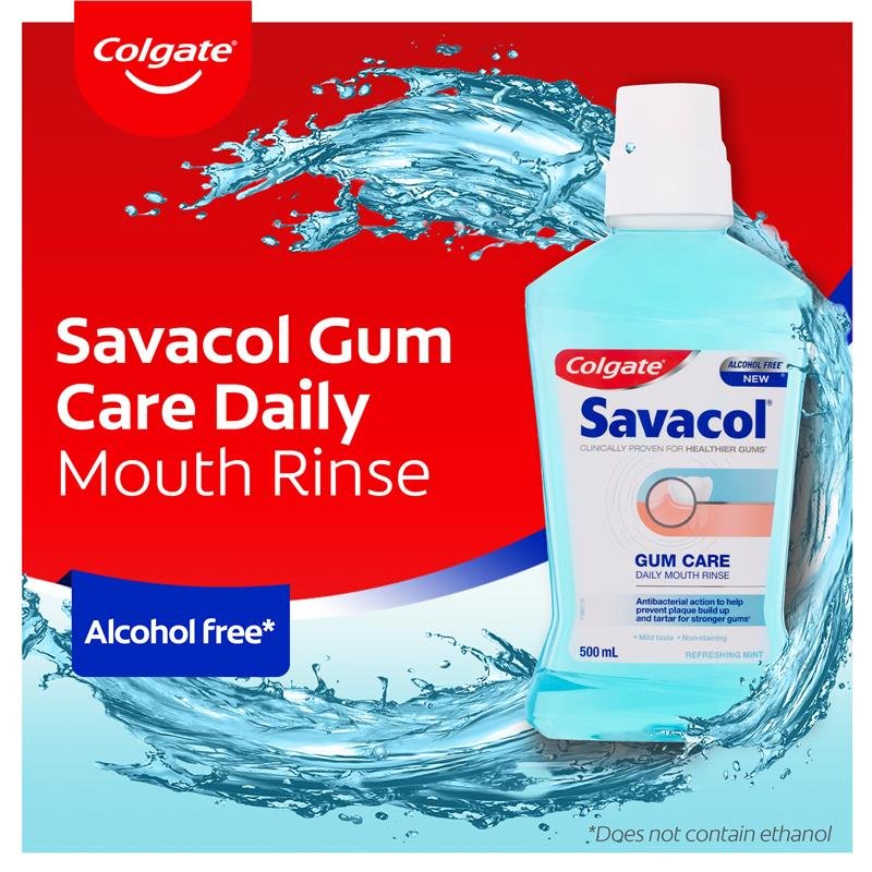 Colgate 高露洁 Savacol 牙龈护理日常漱口水 500ml