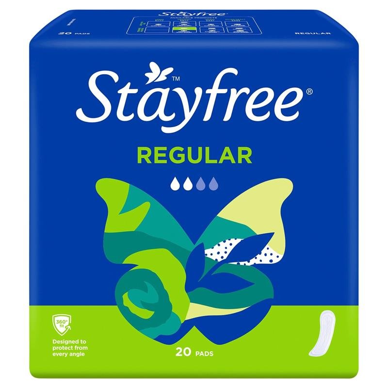 Stayfree 卫生巾 日用普通型 20片
