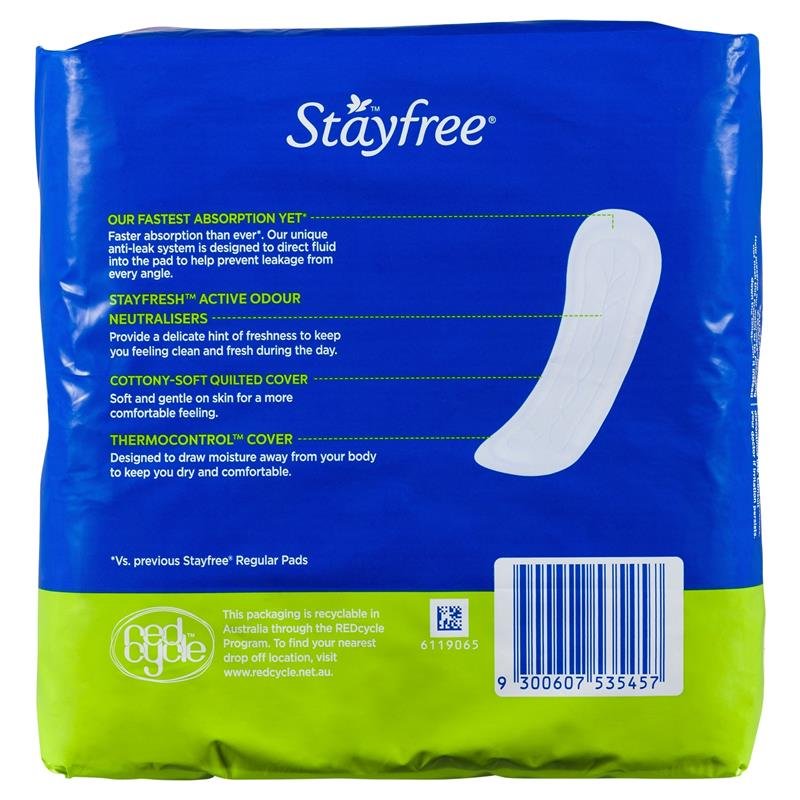 Stayfree 卫生巾 日用普通型 20片