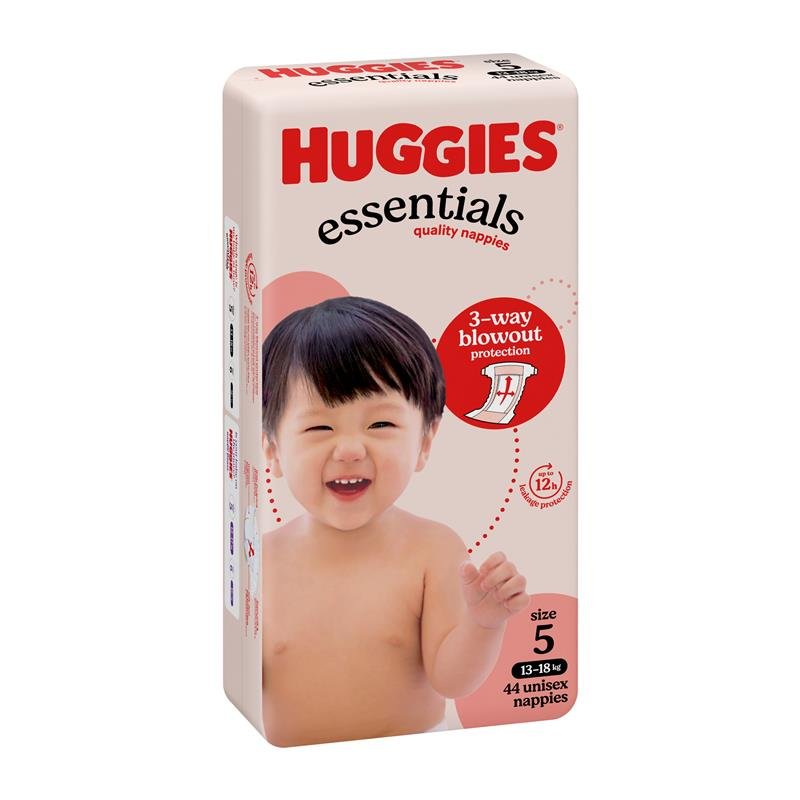 Huggies 好奇 基础系列纸尿裤 5号 (13-18kg) 44片