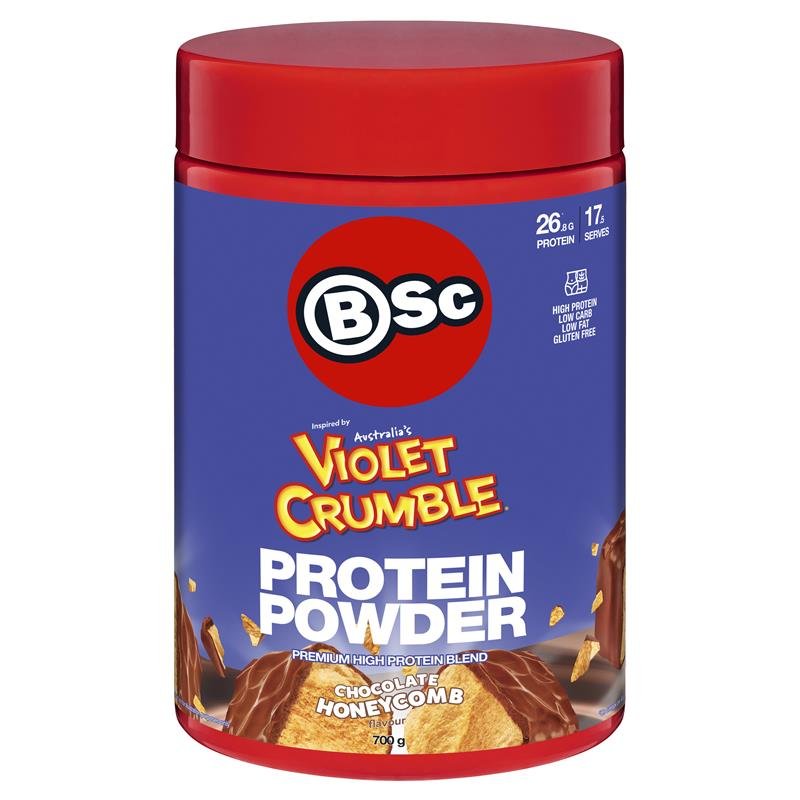 BSc x Violet Crumble 蛋白粉 巧克力蜂巢味 700g