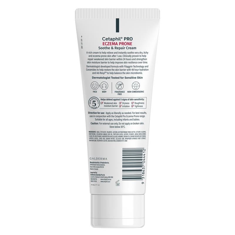 Cetaphil Pro Eczema Prone Soothe & Repair Cream 226g