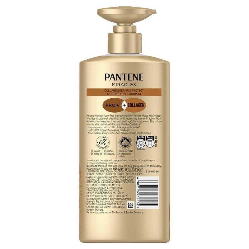 Pantene Miracles Collagen Repair & Protect Shampoo 650ml