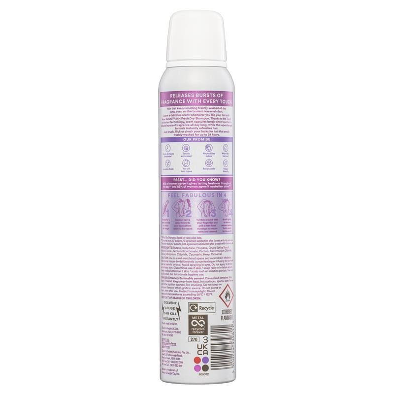 Batiste 24H Fresh Dry Shampoo 200ml