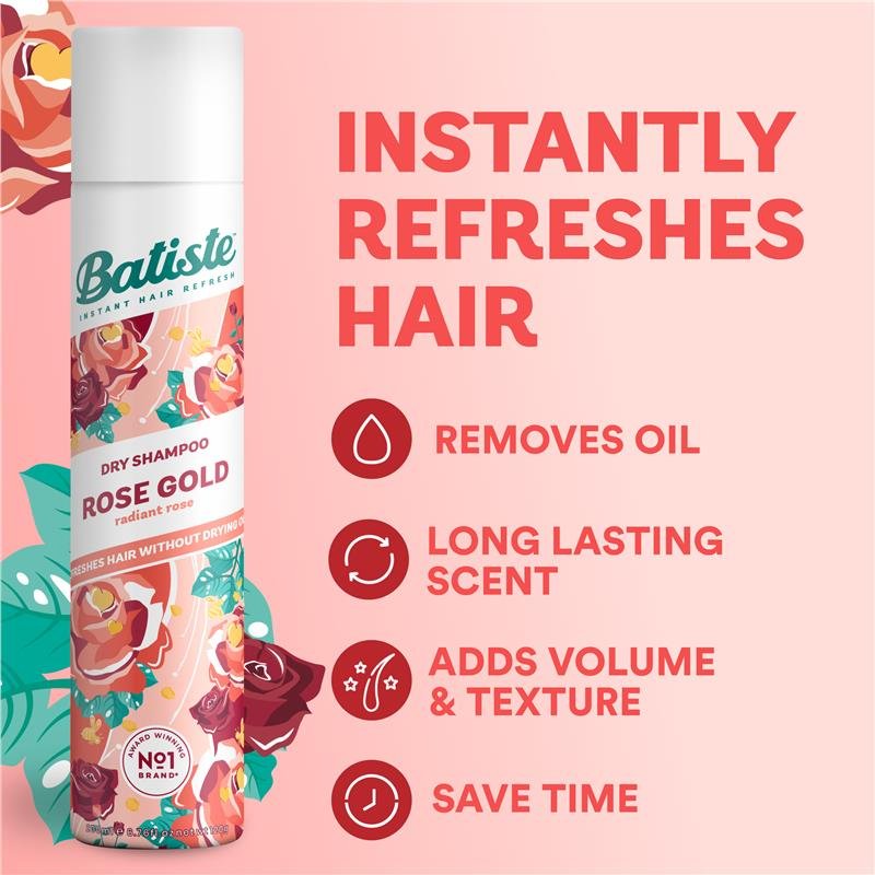 Batiste Rose Gold Dry Shampoo 350ml