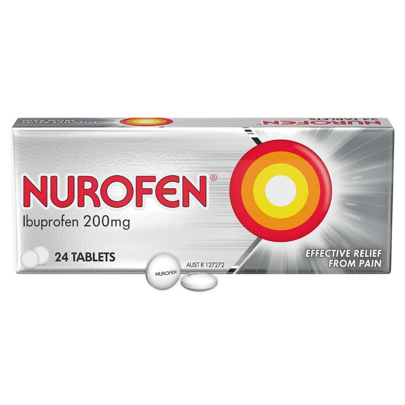 Nurofen 诺洛芬 布洛芬止痛片 200mg 24片