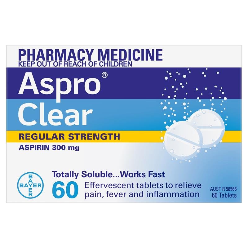 Aspro Clear 阿司匹林可溶片 60片