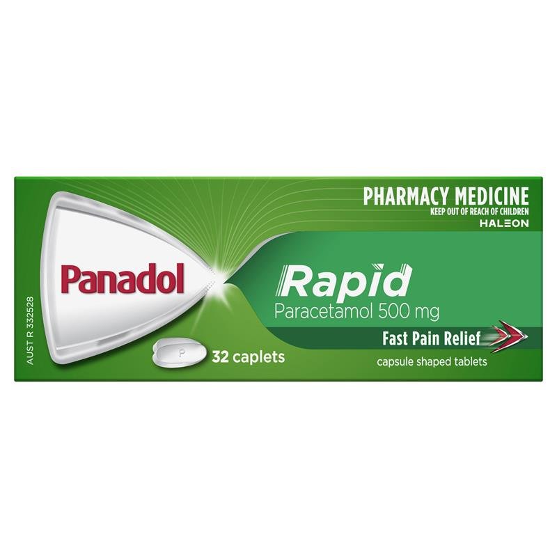 Panadol Rapid 快速扑热息痛止痛片 32片