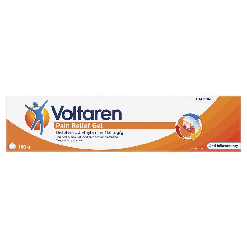 Voltaren Pain Relief Gel 180g Exclusive Size