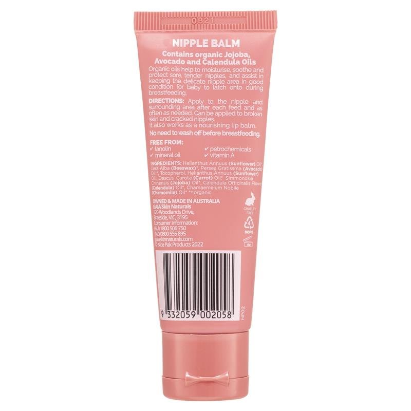 GAIA Skin Naturals Pregnancy Nipple Balm 40mL
