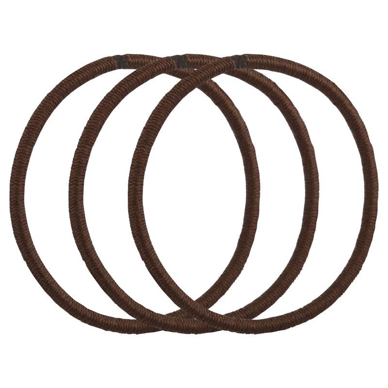 Lady Jayne Snagless Hair Elastics Brown 18 Pack