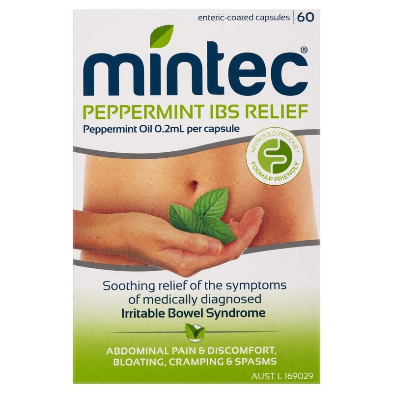 Mintec Peppermint IBS Relief 60 Capsules
